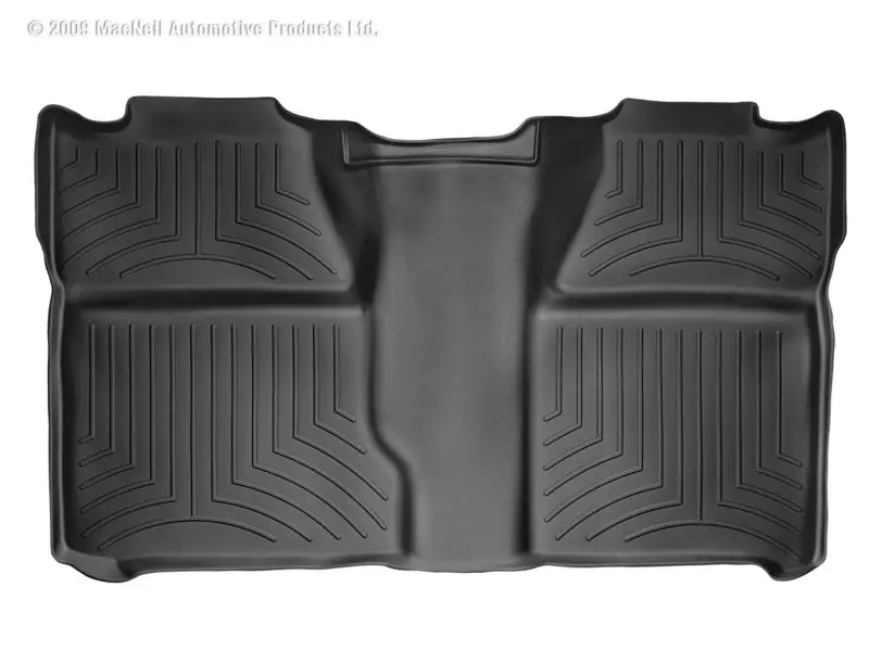 Weathertech 07-13 Chevrolet Silverado Crew Cab Rear Floorliner - Black 1