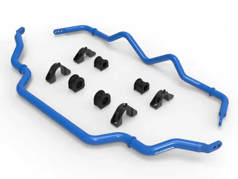 Afe 16-21 Infiniti Q50/Q60 3.0L (Tt) Front And Rear Sway Bar Set Blue 1