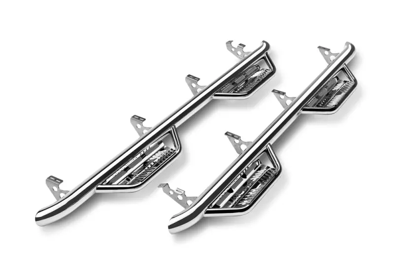N-Fab Podium Ss 2019 Chevy/Gmc 1500 Crew Cab - Cab Length - Polished Stainless - 3In 1