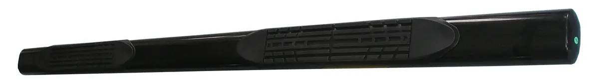 A1533b  -  4 Inch Oval Straight Powder Coated Black Mild Steel Rocker Panel Mount 1
