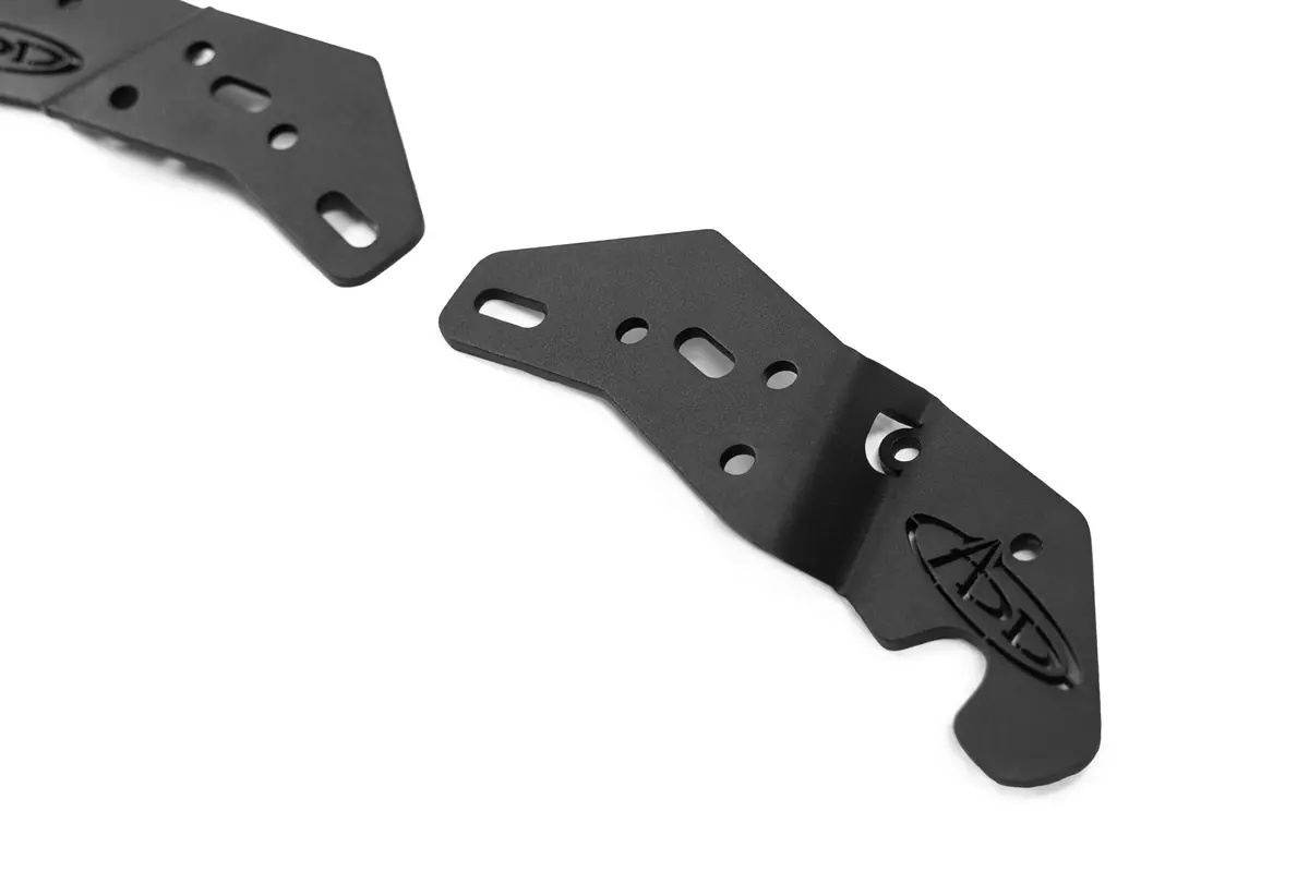 Ac2301801na  -  2021-Up Ford Bronco - Dual Ditch Light Mounts - W/ Hammer Topcoat 1
