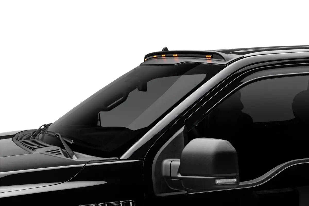 698096  -  Aerocab Marker Light With Five Amber Led Lights; Black 1