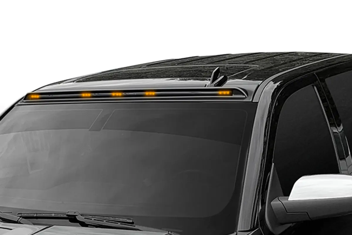 698079  -  Aerocab Marker Light With Five Amber Led Lights; Black 1