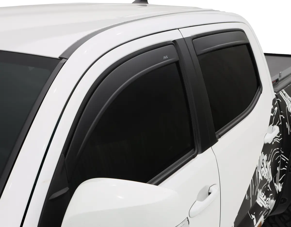 1774036  -  Ventvisor Deflector; Matte Black; Low Profile; In-Channel Mount; 4 Pc. 1