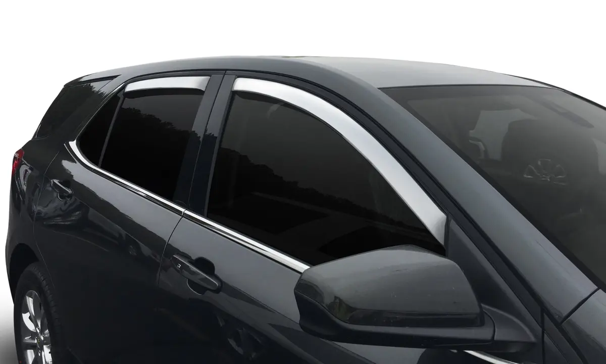 684930  -  Ventvisor Deflector; Chrome; Outside Mount; 4 Pc. 1