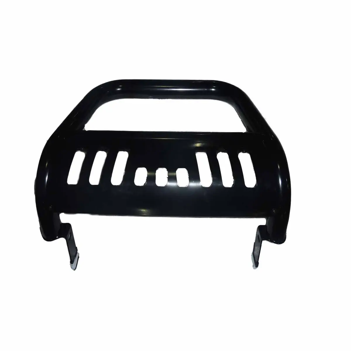 B0036b  -  Powder Coated Black Steel 3 In Dia With Skid Plate With Holes For Optional Light 1