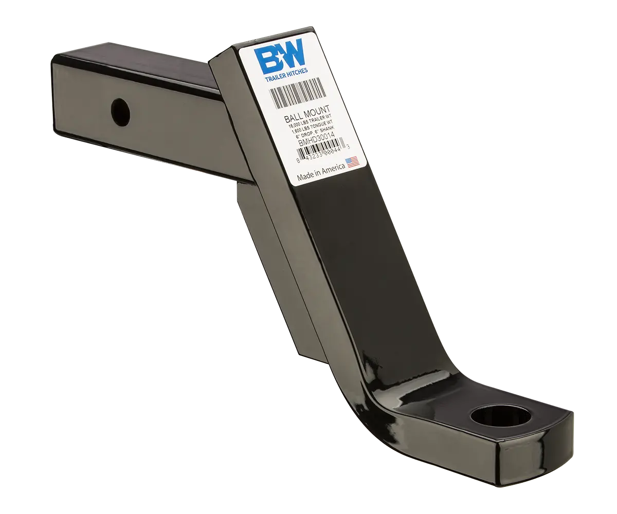 Bmhd30014  -  Heavy Duty Ball Mount, 6" Drop, 2X6" Shank 1