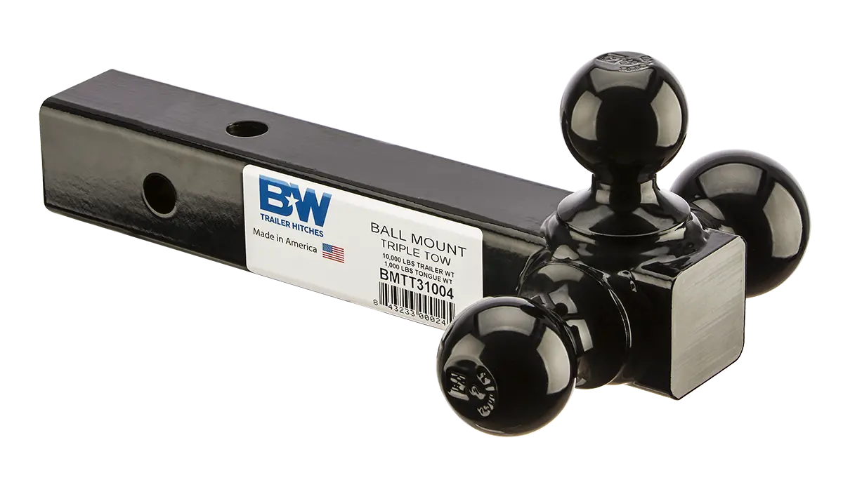 Bmtt31004  -  Triple Tow Ball Mount With 2" Shank 1