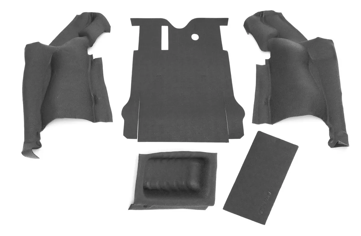 Btjk07r2  -  Jeep Bedtred 07-10 Jeep Jk 2Dr Rear 5Pc Cargo Kit (Inc Tlgte & Tub Liner) 1