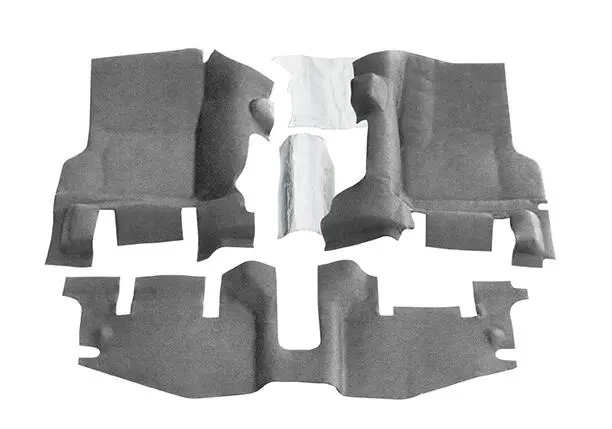 Bttj97f  -  Jeep Bedtred 97-06 Tj/Lj Front 3Pc Flr Kit (W Cntr Cnsl) - Ht Shlds 1