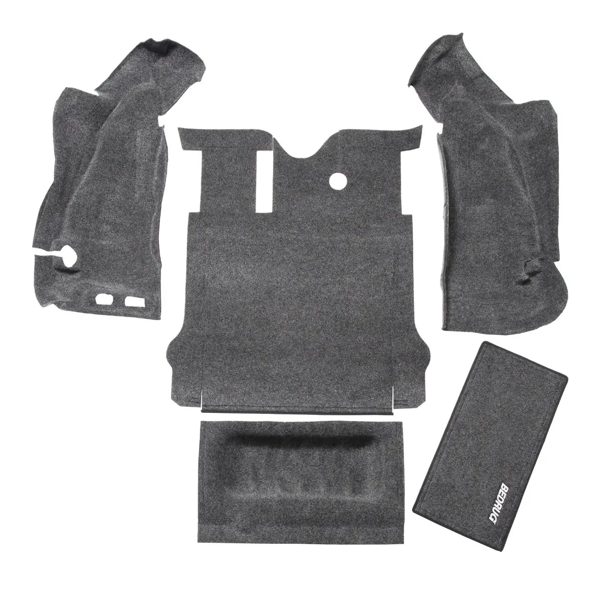 Brjk11r2  -  Jeep Bedrug 11-18 Jeep Jk 2Dr Rear 5Pc Cargo Kit (Includes Tailgate & Tub Liner) 1