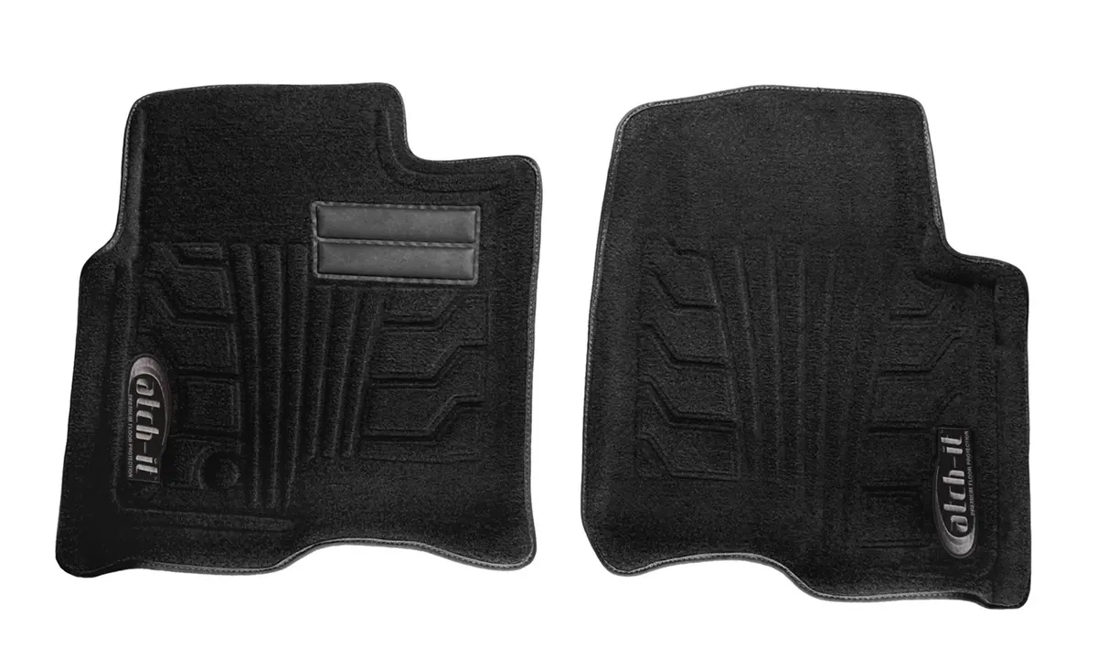 Catch-It Carpet Floor Mat - Front, Black 1