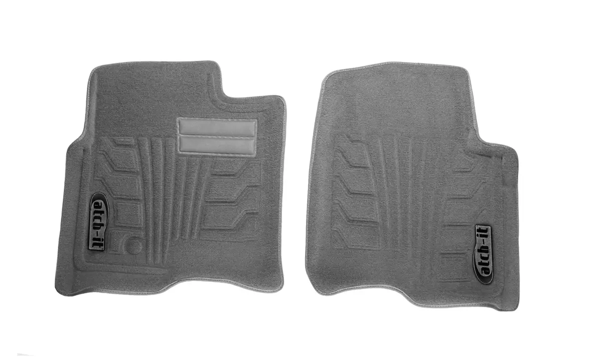Catch-It Carpet Floor Mat - Front, Grey 1