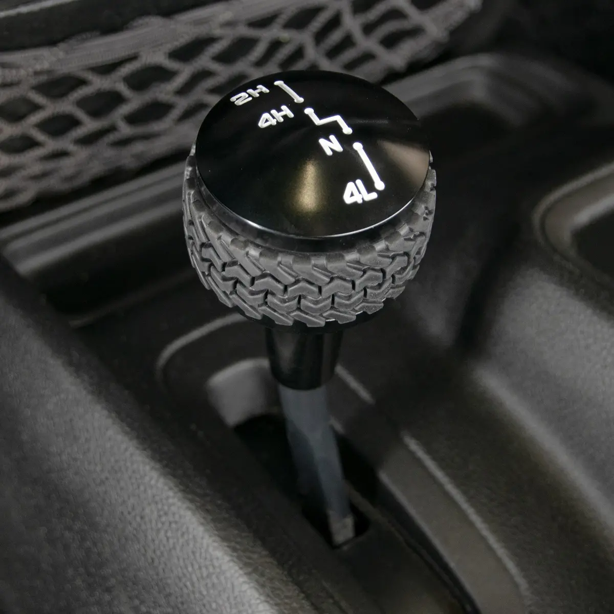D-Jp-180011-Bk  -  07-18 Jeep Jk 4Wd Shift Knob; Black 1