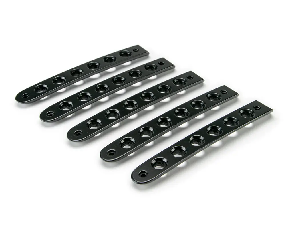 D-Jp-190015-Bk-5  -  07-18 Jeep Jk 4-Door Black Door Handles Inserts; 5-Pieces 1