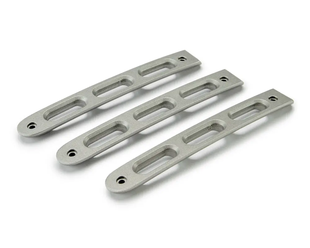 D-Jp-190026-Al-3  -  07-18 Jeep Jk 2-Door Silver Slot Door Handle Insert; 3-Pieces 1