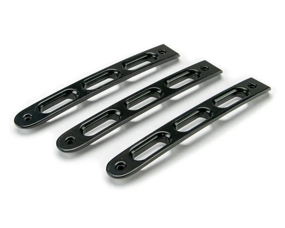 D-Jp-190026-Bk-3  -  07-18 Jeep Jk 2-Door Black Slot Style Door Handle Insert; 3-Pieces 1