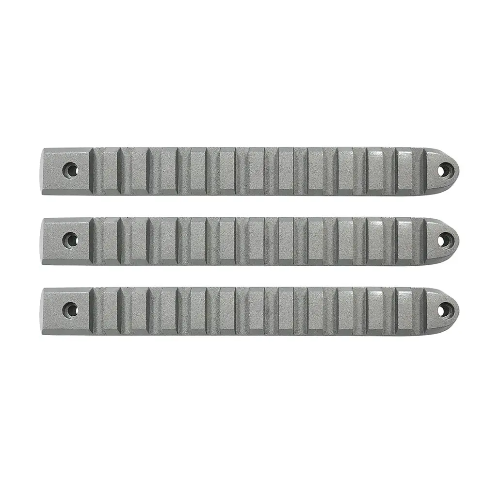 D-Jp-190028-Al-3  -  07-18 Jeep Jk 2-Door Silver Rail Door Handle Insert; 3-Pieces 1
