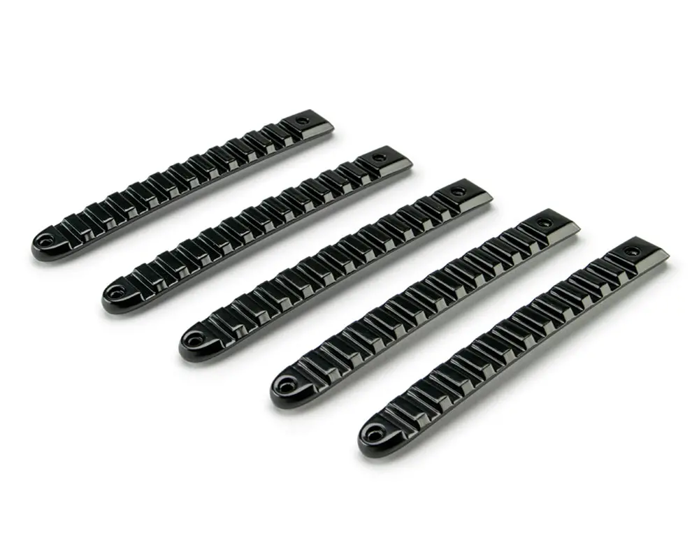 D-Jp-190028-Bk-5  -  07-18 Jeep Jk 4-Door Black Rail Style Door Handle Insert; 5-Pieces 1