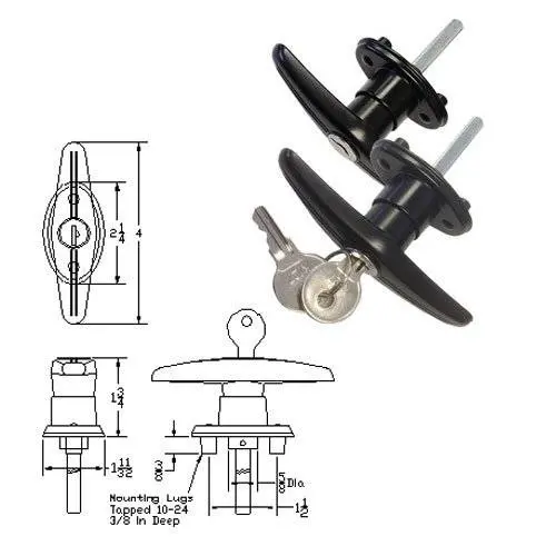 T Handle For Doors With 2 Handles 1