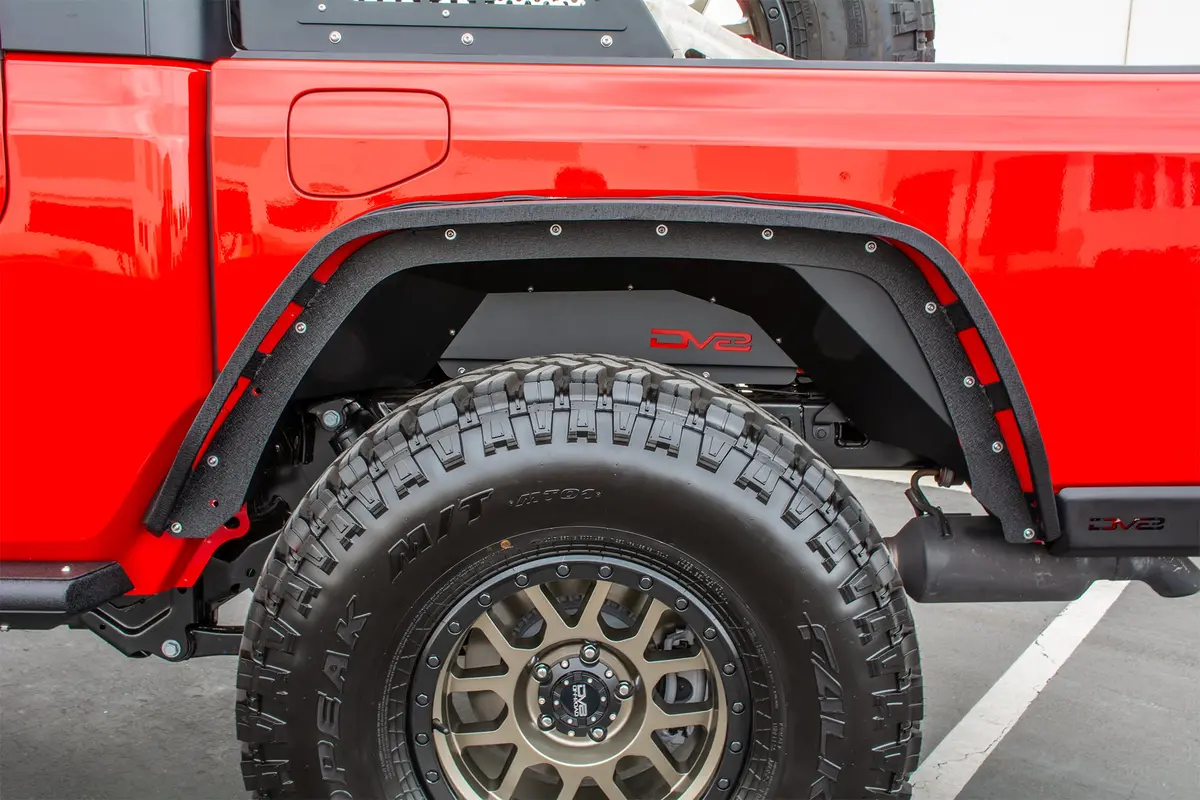 Jeep Jt Fender Flares; Slim; Front & Rear 1