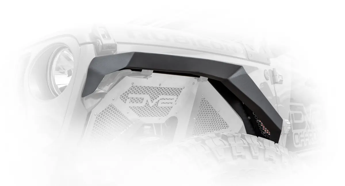 18+ Jeep Jl Fender Flares; Armor; Front & Rear 1
