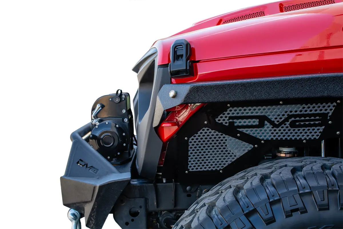 18+ Jeep Jl & 20 Jeep Jt Replacement Grill; Black 1