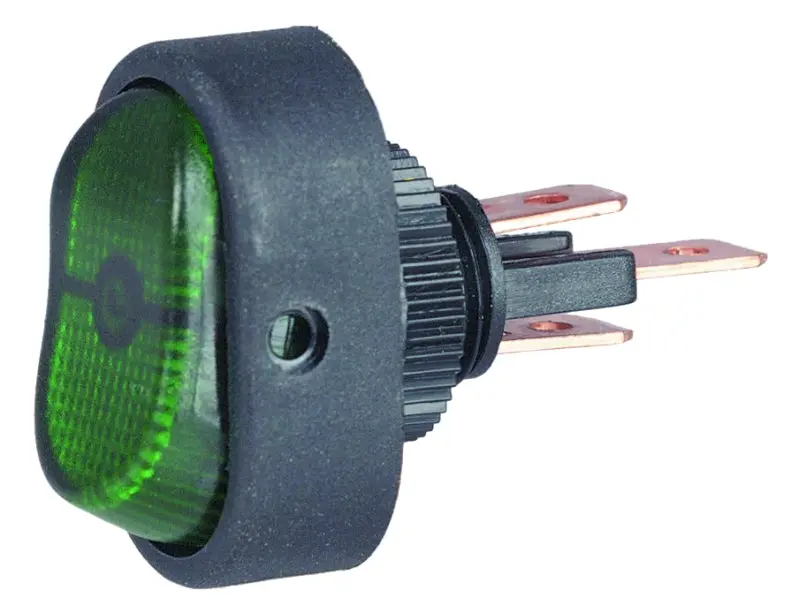 H61920001  -  Switch Rocker Spst Green 1