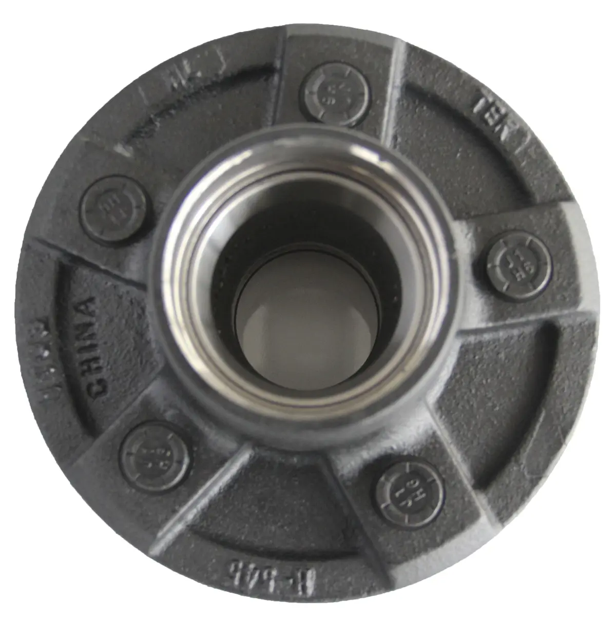 33083  -  Idler Hub 3500 Lb Capacity 5 X 4-1/2" Bolt Pattern Black Push-In Studs Single 1