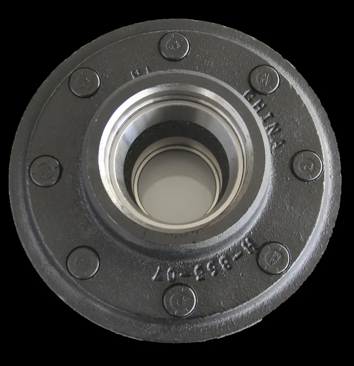 33091  -  Idler Hub 7000 Pound Capacity 8 X 6-1/2 Inch Bolt Pattern 16-18 Push-In Studs 1