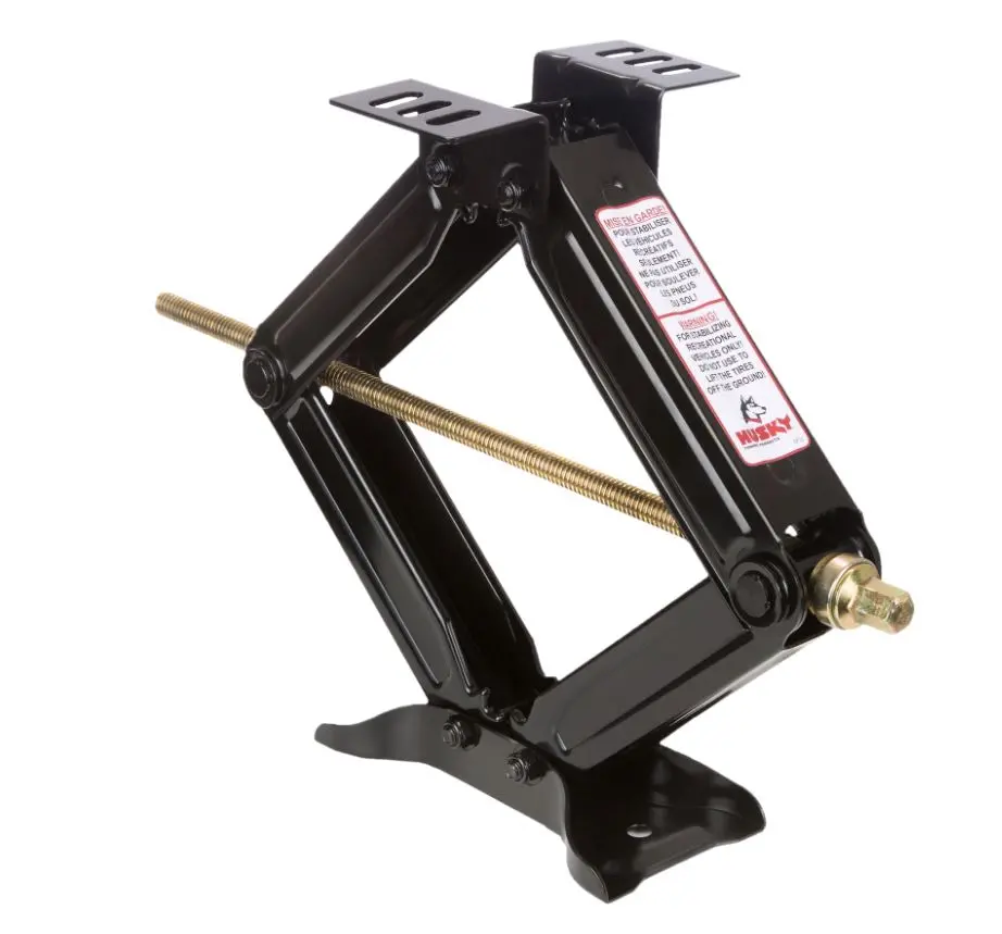 88135  -  Scissor Mechanical 5000 Lb Capacity 20" Height Powder Coated Black Steel Single 1