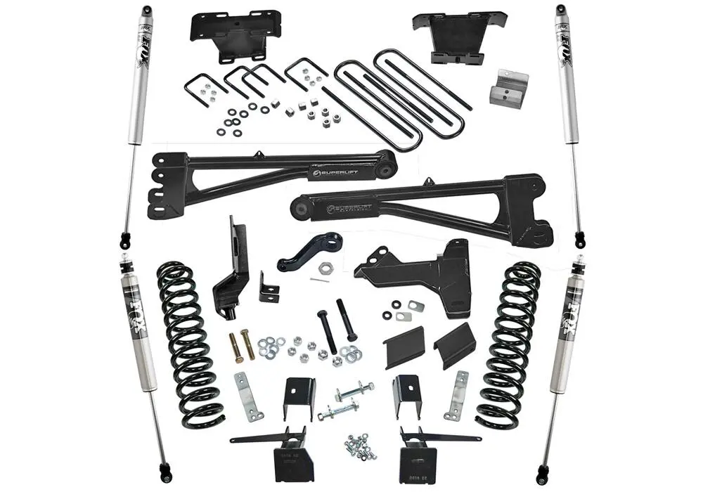 K169f - 6" Lift Kit W/ Fox Shocks - 17-22 F250/350 4Wd Diesel W/ Radius Arms 2