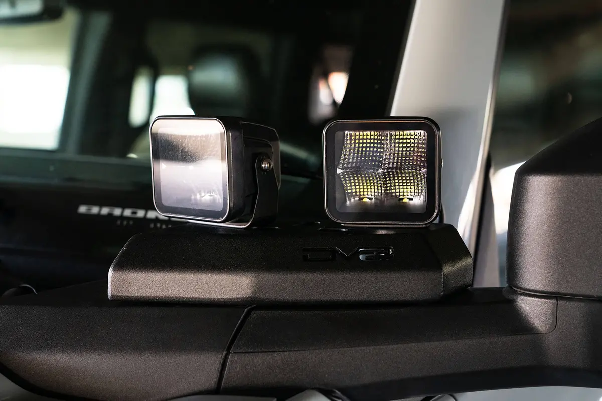 2021-22 Ford Bronco A-Pillar Pod Light Mounts? 1