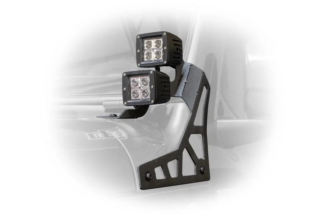 18+ Jeep Jl/20+ Jeep Jt Lower A-Pillar Light Mount 1