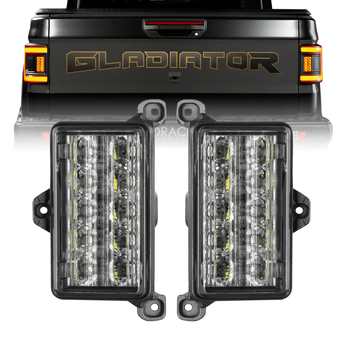 5915-Jt-023  -  Amber/White Reverse Led Module For Jeep Gladiator Jt Tail Lights 1