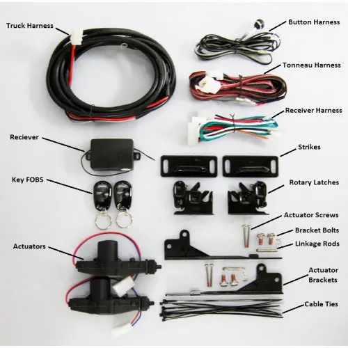 Pl9000  -  Pop & Lock Tonneau Cover Tailgate Lock Assembly 1