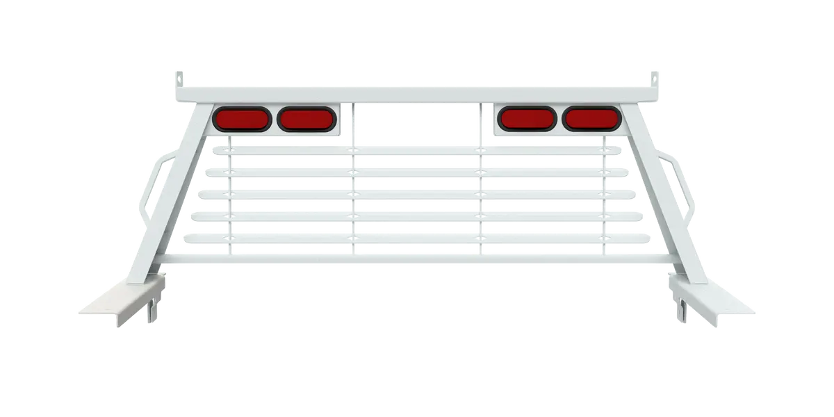Pucp7543wa  -  B&W Custom Headache Rack W/ Led Brake, Turn, Tail Lights For Chevy Trucks 1