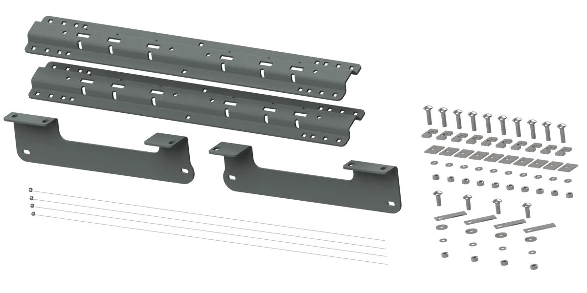 Rvk2404  -  Custom Installation Kit For Universal Mounting Rails For Some Ford Trucks 1
