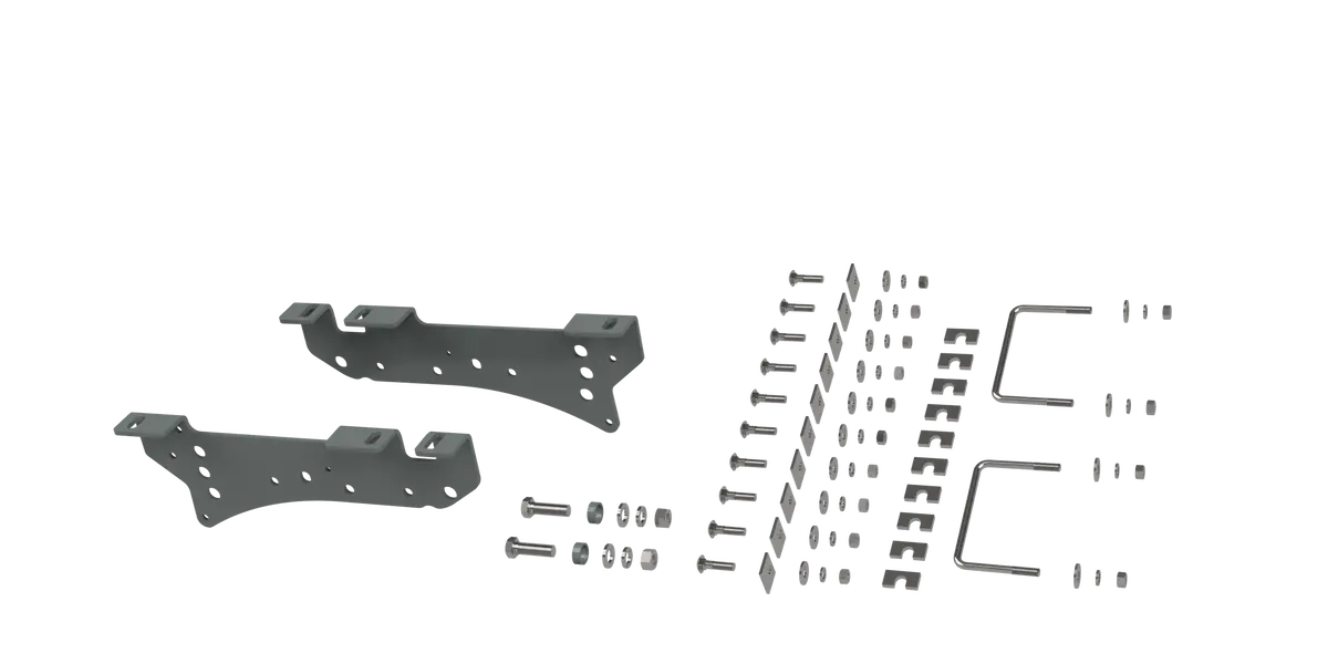 Rvk2400  -  Custom Installation Kit For Universal Mounting Rails For Some Ford Trucks 1
