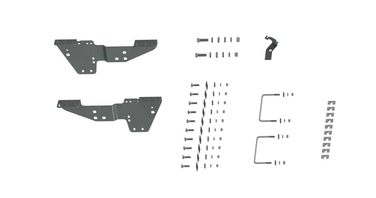 Rvr2500  -  Custom Installation Brackets For Universal Mounting Rails For Some Ford Trucks 1
