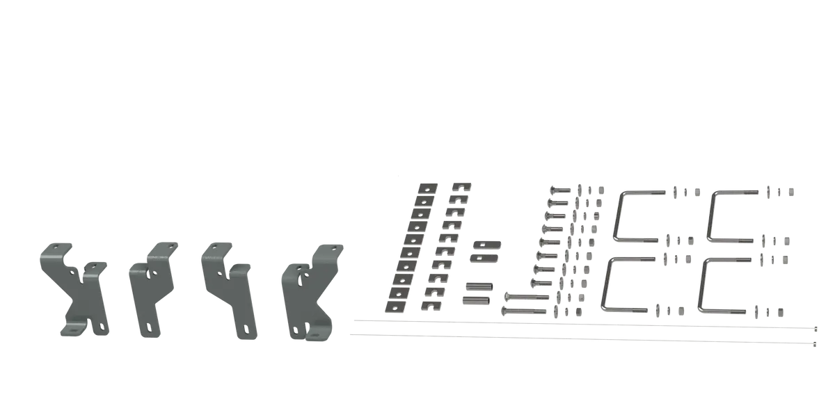 Rvk2600  -  Custom Installation Kit For Universal Mounting Rails For Some Ram Trucks 1