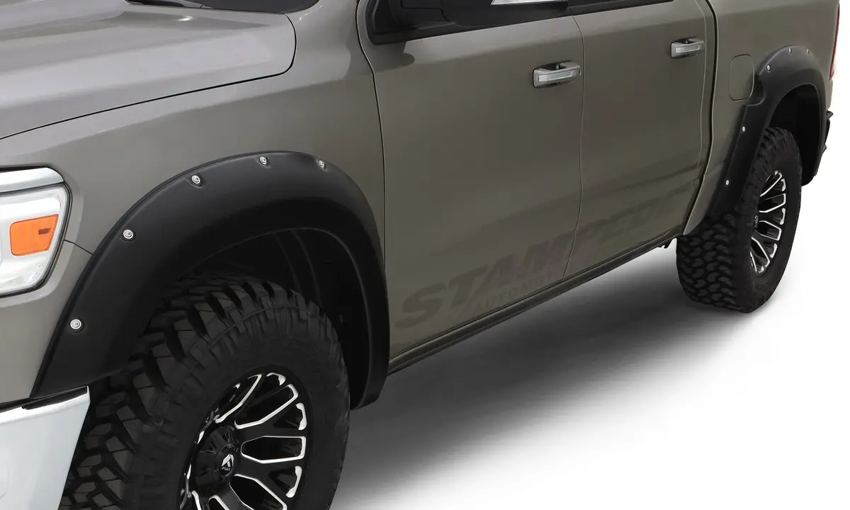 8420-2  -  Ruff Riderz Fender Flare Black Smooth Finish - Set Of 4 1