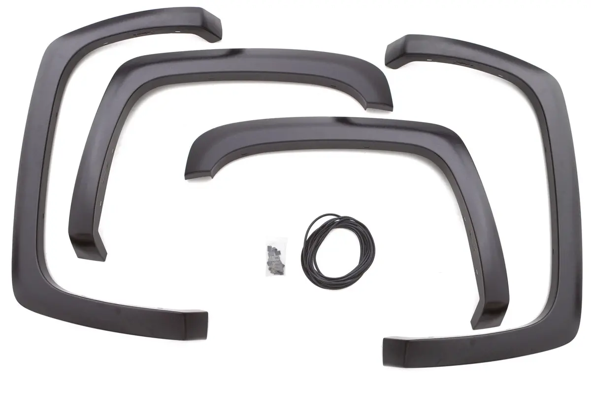 Sport Style Fender Flare Set - Front And Rear, Textured, 4-Piece Set 1