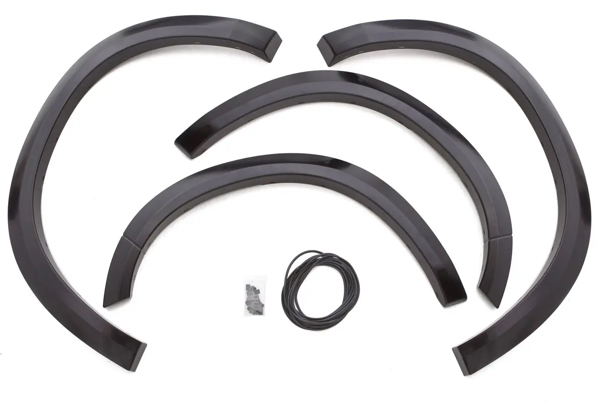 Sport Style Fender Flare Set - Front And Rear, Smooth, 4-Piece Set 1