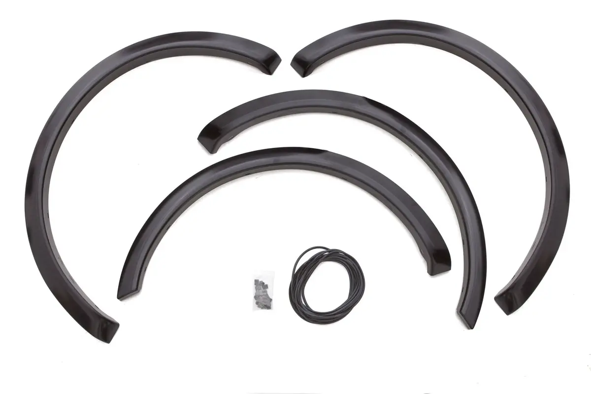 Sport Style Fender Flare Set - Front And Rear, Smooth, 4-Piece Set 1