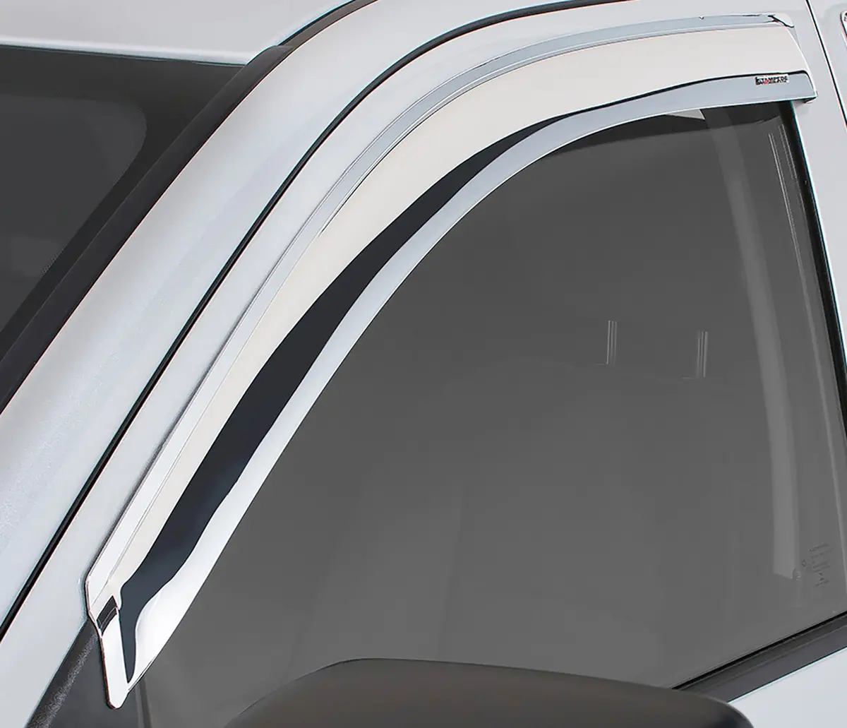 60120-8  -  Tape-Onz Sidewind Deflector - Chrome, 2 Pc. 1