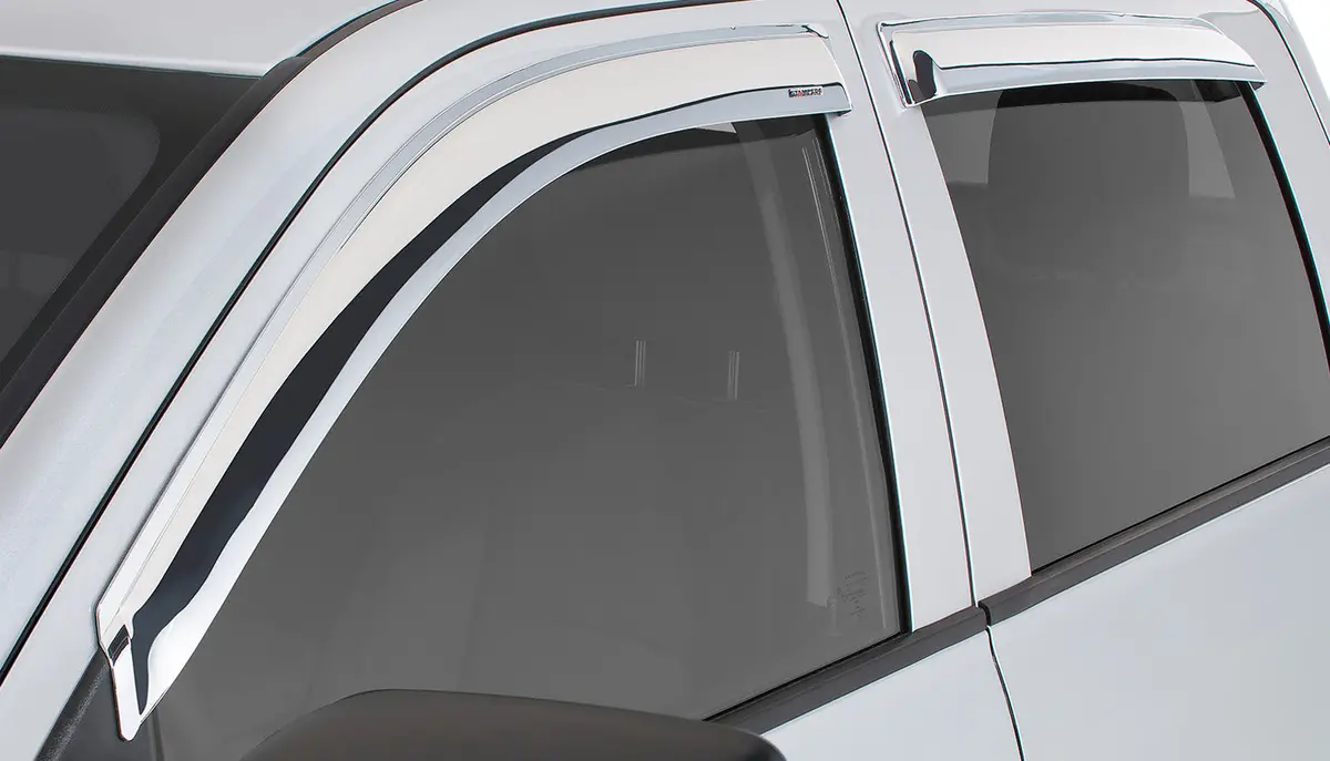 6194-8  -  Tape-Onz Sidewind Deflector - Chrome, 4 Pc. 1