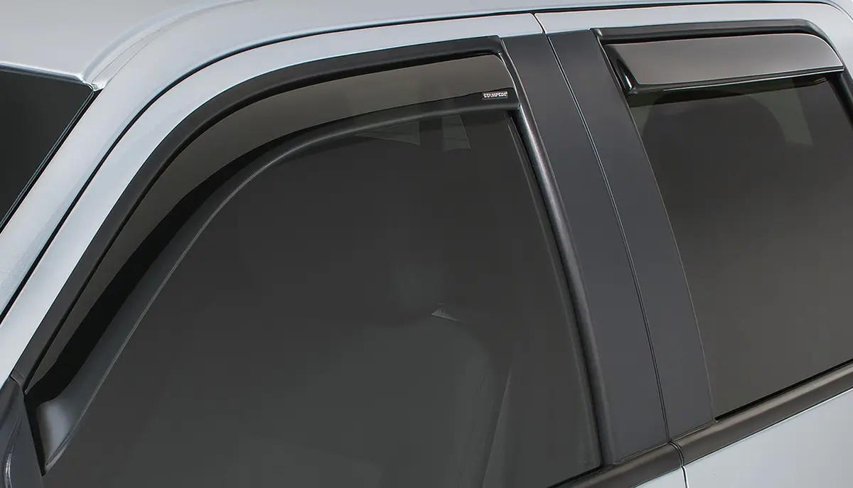 41168-2  -  Snap-Inz In Channel Sidewind Deflector - Smoke, 4 Pc 1