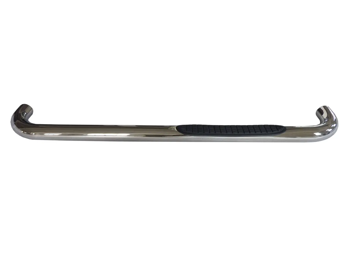 1130301041  -  3 Inch Round Bent Pol Stainless Steel Without End Caps Rocker Panel Mount 1