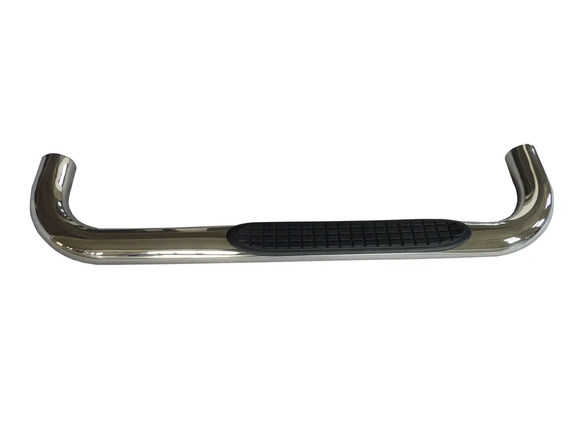 1130301971  -  3 Inch Round Bent Pol Stainless Steel Without End Caps Rocker Panel Mount 1